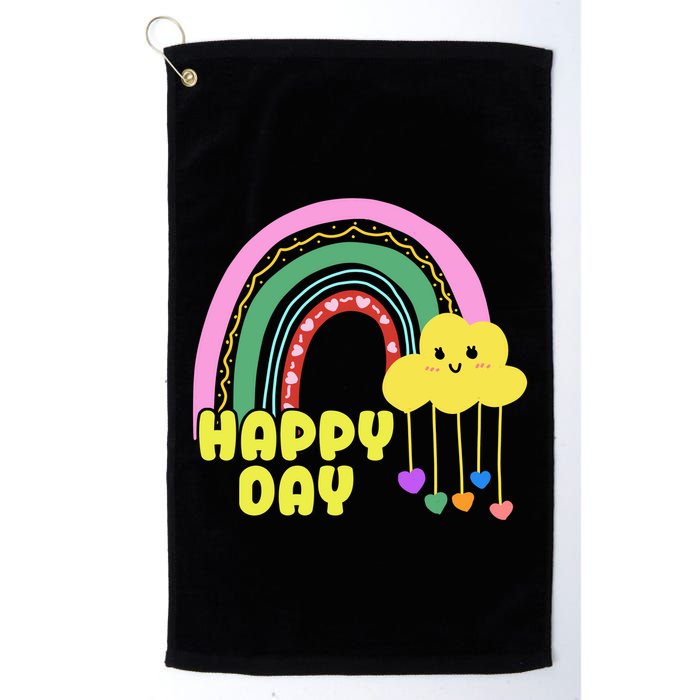 Happy Day Retro 80s Sunshine Golf Towel