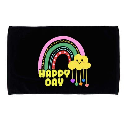 Happy Day Retro 80s Sunshine Microfiber Hand Towel