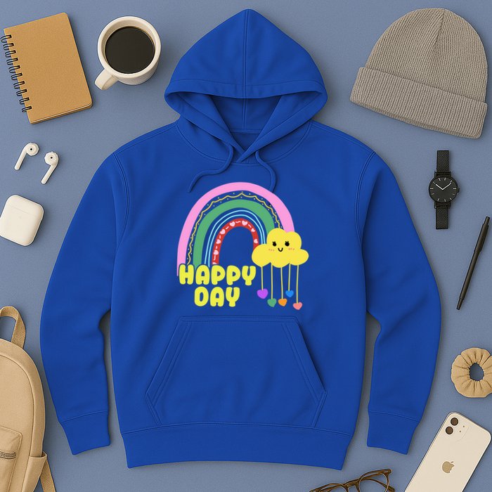 Happy Day Retro 80s Sunshine Hoodie