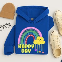 Happy Day Retro 80s Sunshine Hoodie