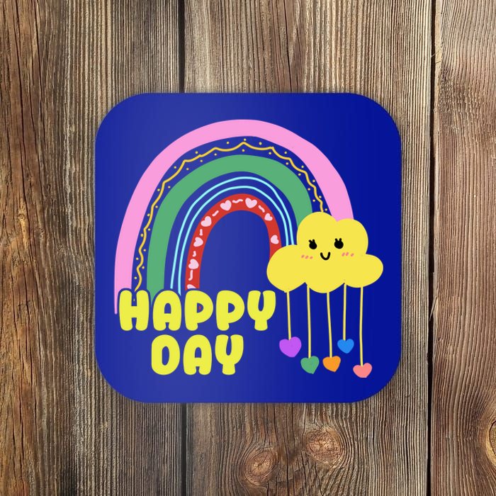 Happy Day Retro 80s Sunshine Coaster