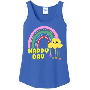 Happy Day Retro 80s Sunshine Ladies Essential Tank