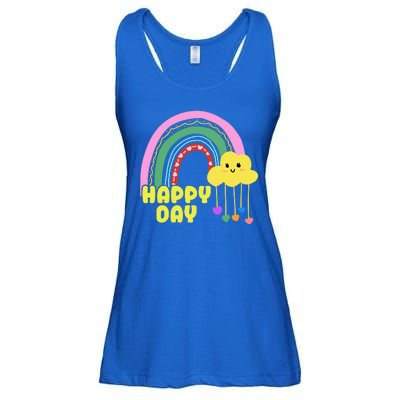 Happy Day Retro 80s Sunshine Ladies Essential Flowy Tank