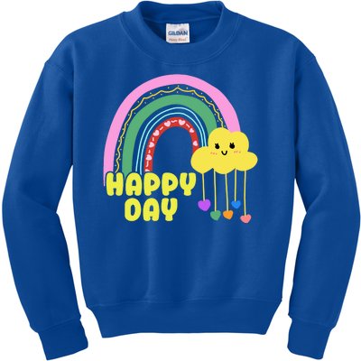 Happy Day Retro 80s Sunshine Kids Sweatshirt