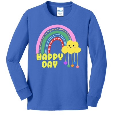 Happy Day Retro 80s Sunshine Kids Long Sleeve Shirt