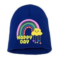 Happy Day Retro 80s Sunshine Short Acrylic Beanie