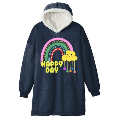 Happy Day Retro 80s Sunshine Hooded Wearable Blanket