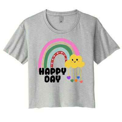 Happy Day Retro 80s Sunshine Women's Crop Top Tee