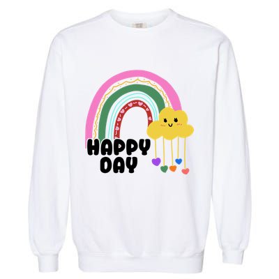 Happy Day Retro 80s Sunshine Garment-Dyed Sweatshirt