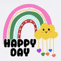 Happy Day Retro 80s Sunshine Garment-Dyed Sweatshirt