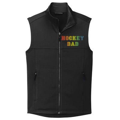 Hockey Dad Rainbow Father's Day Gift Collective Smooth Fleece Vest