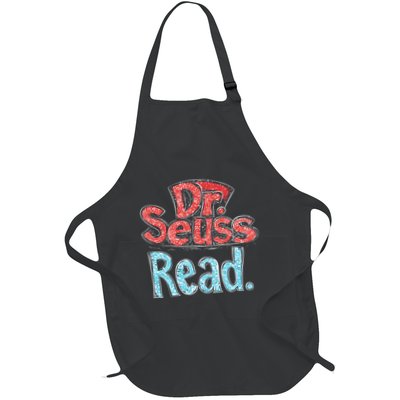 Hat Dr Read Reading Lover Book Lover Full-Length Apron With Pockets