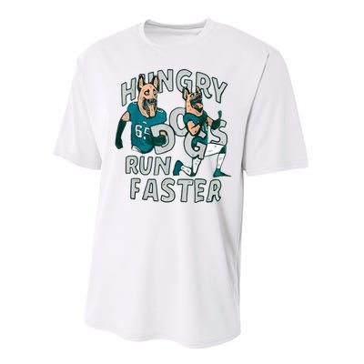 Hungry Dogs Run Faster Performance Sprint T-Shirt