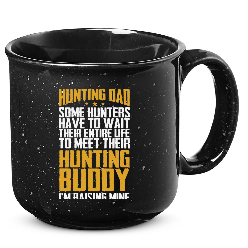 Hunting Dad Some Hunters Have To Wait Hunting Father Gift 15oz Campfire Ceramic Mug