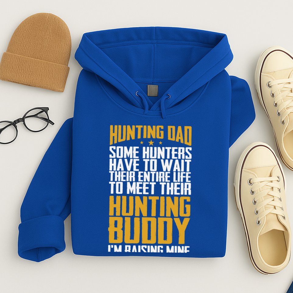 Hunting Dad Some Hunters Have To Wait Hunting Father Gift Hoodie