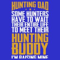 Hunting Dad Some Hunters Have To Wait Hunting Father Gift Button