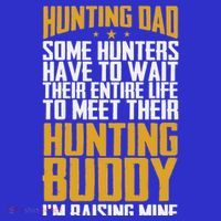 Hunting Dad Some Hunters Have To Wait Hunting Father Gift Poster