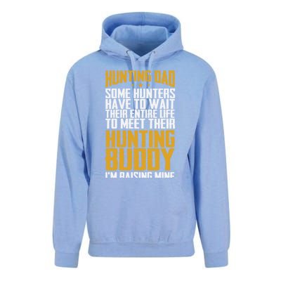 Hunting Dad Some Hunters Have To Wait Hunting Father Gift Unisex Surf Hoodie