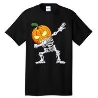 Halloween Dabbing Skeleton Scary Pumpkin Jack O Lantern Tall T-Shirt