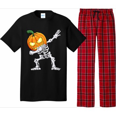 Halloween Dabbing Skeleton Scary Pumpkin Jack O Lantern Cool Gift Pajama Set