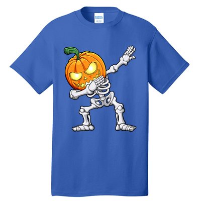 Halloween Dabbing Skeleton Scary Pumpkin Jack O Lantern Cool Gift Tall T-Shirt