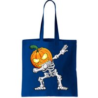 Halloween Dabbing Skeleton Scary Pumpkin Jack O Lantern Cool Gift Tote Bag