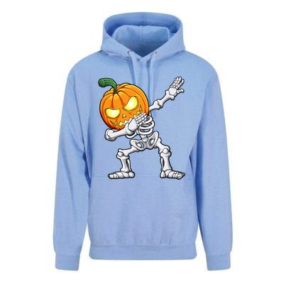 Halloween Dabbing Skeleton Scary Pumpkin Jack O Lantern Cool Gift Unisex Surf Hoodie