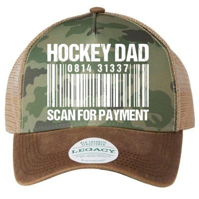 Hockey Dad Scan For Payment Barcode Hockey Dad Legacy Tie Dye Trucker Hat