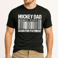 Hockey Dad Scan For Payment Barcode Hockey Dad Cooling Performance Crew T-Shirt