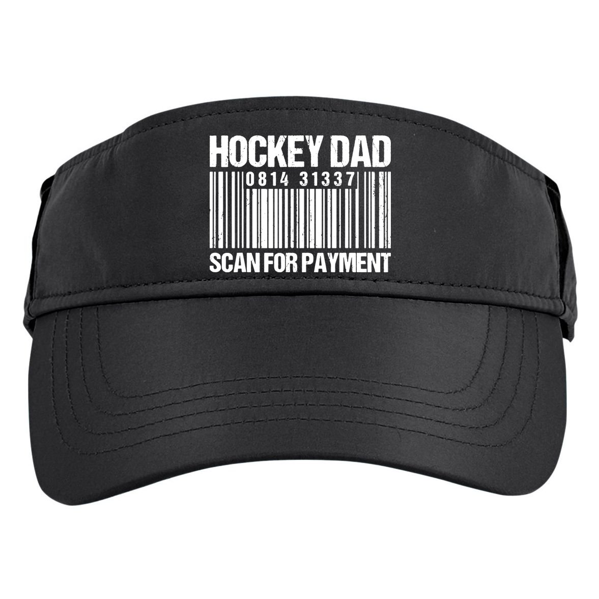 Hockey Dad Scan For Payment Barcode Hockey Dad Adult Drive Performance Visor