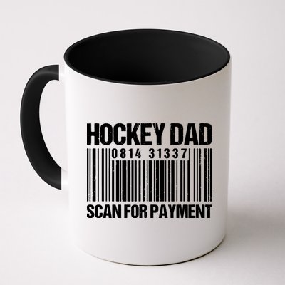 Hockey Dad Scan For Payment Barcode Hockey Dad Mug