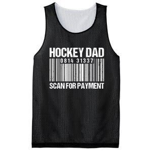 Hockey Dad Scan For Payment Barcode Hockey Dad Mesh Reversible Basketball Jersey Tank