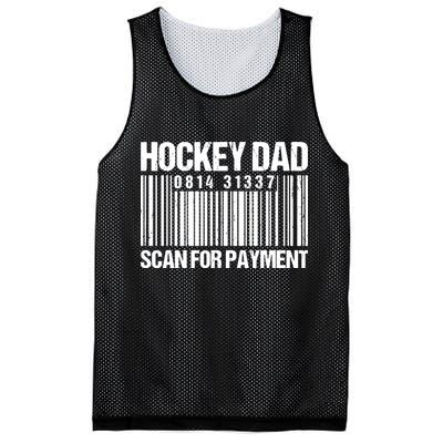Hockey Dad Scan For Payment Barcode Hockey Dad Mesh Reversible Basketball Jersey Tank