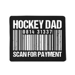 Hockey Dad Scan For Payment Barcode Hockey Dad Mousepad