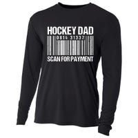 Hockey Dad Scan For Payment Barcode Hockey Dad Cooling Performance Long Sleeve Crew