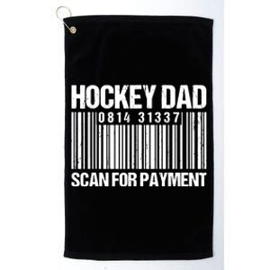 Hockey Dad Scan For Payment Barcode Hockey Dad Platinum Collection Golf Towel