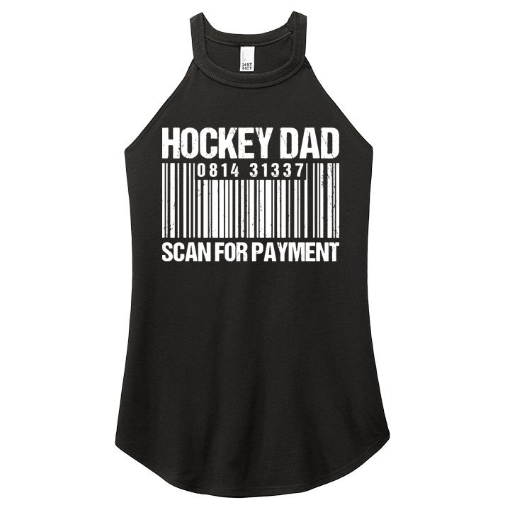 Hockey Dad Scan For Payment Barcode Hockey Dad Women's Perfect Tri Rocker Tank