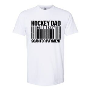 Hockey Dad Scan For Payment Barcode Hockey Dad Softstyle CVC T-Shirt