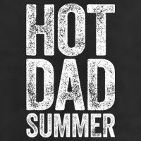 Hot Dad Summer Fathers Day 7 Panel Mesh Trucker Snapback Hat