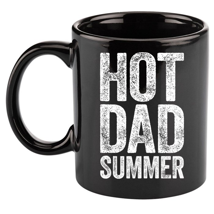 Hot Dad Summer Fathers Day 11oz C Handle Ceramic Mug