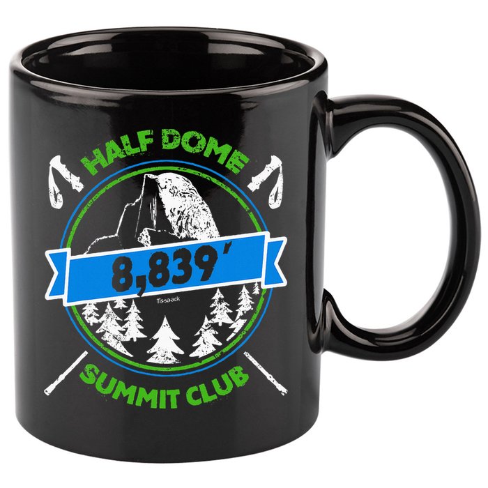 Half Dome Summit Club 11oz C Handle Ceramic Mug