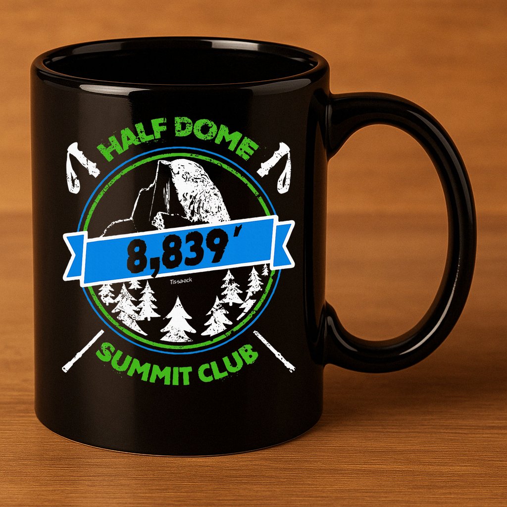 Half Dome Summit Club 11oz C Handle Ceramic Mug