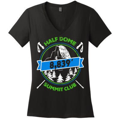 Half Dome Summit Club Women's V-Neck T-Shirt