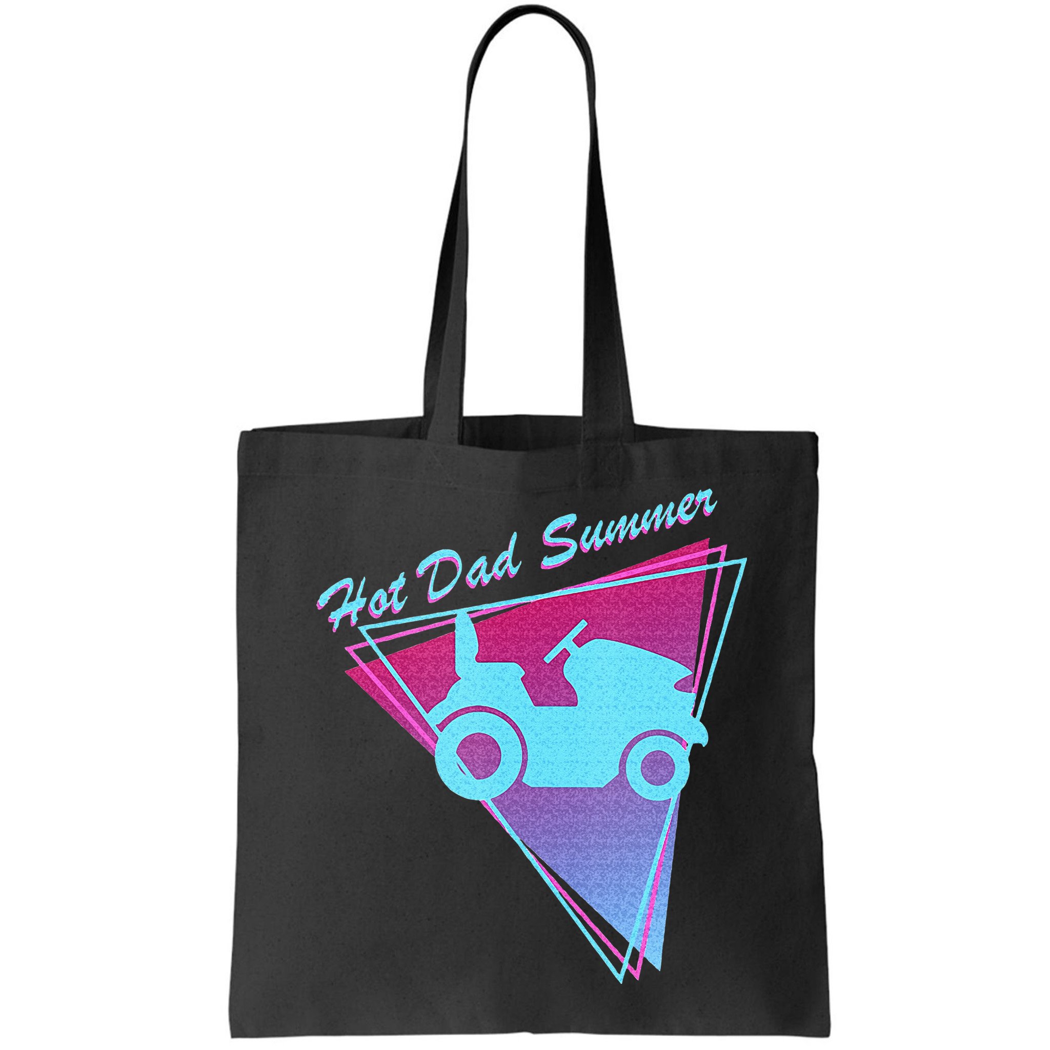 Hot Dad Summer Funny 80s Retro Riding Lawn Mower Bag