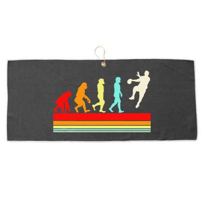 Handball Design Sports Athletes Large Microfiber Waffle Golf Towel