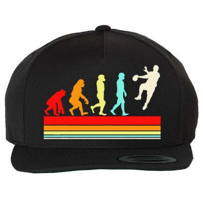 Handball Design Sports Athletes Wool Snapback Cap