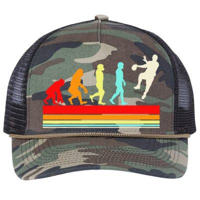 Handball Design Sports Athletes Retro Rope Trucker Hat Cap