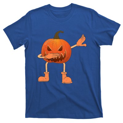 Halloween Dabbing Scary Pumpkin Jack O Lantern Dab Dance Gift T-Shirt