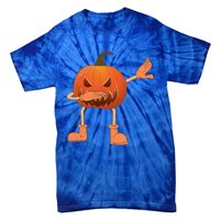 Halloween Dabbing Scary Pumpkin Jack O Lantern Dab Dance Gift Tie-Dye T-Shirt