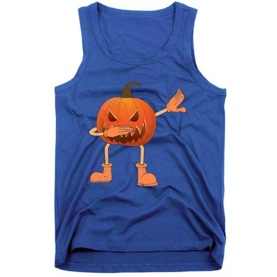 Halloween Dabbing Scary Pumpkin Jack O Lantern Dab Dance Gift Tank Top